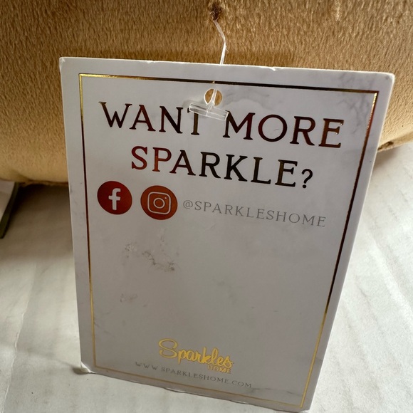 NWT Sparkles Home Rhinestone Halloween Candy Corn Pillow - Picture 5 of 7